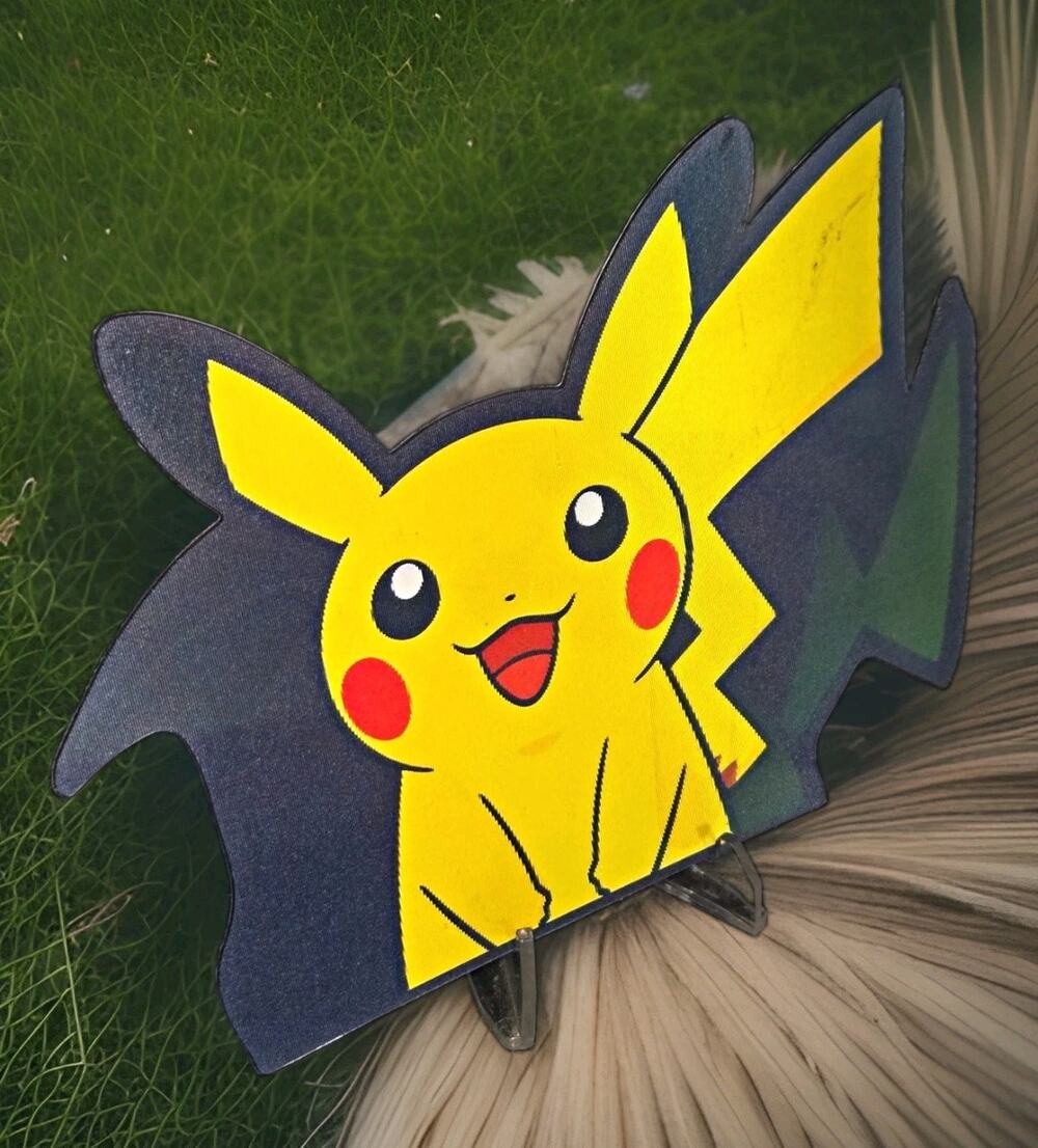 Pokemon Pikachu Raichu Cute 3D Motion Lenticular Car Laptop Decal Sticker Peeker